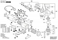Bosch 0 601 773 740 GBR 14 CA Concrete Grinder Spare Parts